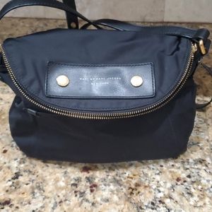 Marc Jacob's Black Natasha Canvas Crossbody